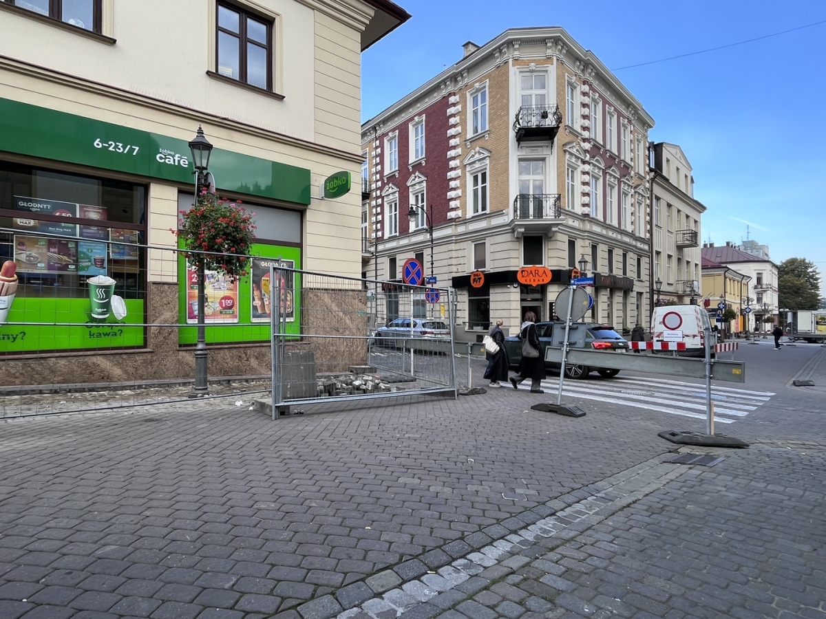 Przebudowa ul. Grunwaldzkiej [październik 2023]